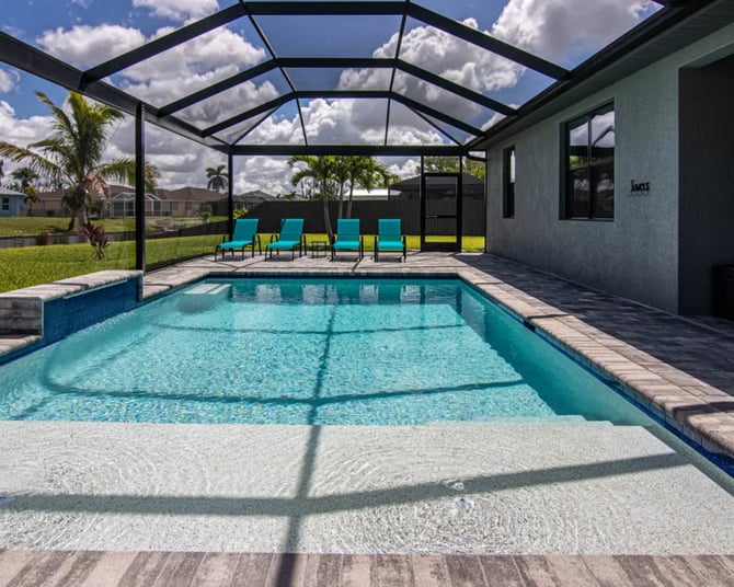 Blue Heaven Private Screened Pool