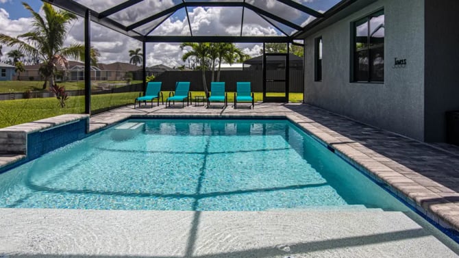 Blue Heaven Private Screened Pool